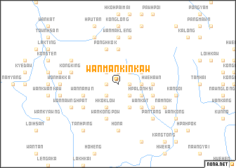 map of Wān Man Kin Kaw