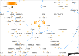 map of Wān Mau