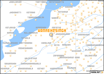 map of Wān Mehr Singh