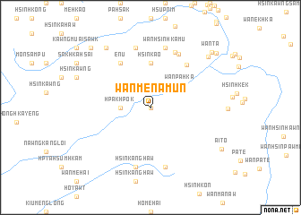 map of Wān Mē-nam-un