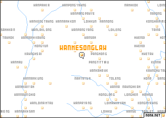 map of Wān Me-songlaw