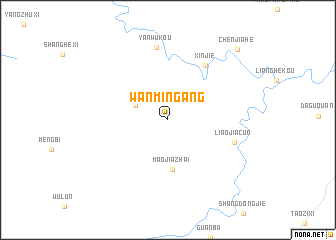 map of Wanmingang