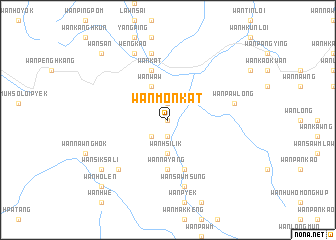 map of Wān Monkat