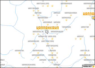 map of Wān Na-hkawn