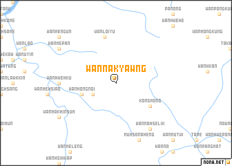 map of Wān Nā-kyawng
