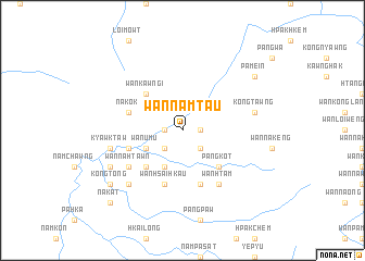 map of Wan Namtau