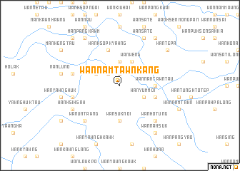 map of Wān Namtawnkang