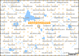 map of Wannanmaduwa