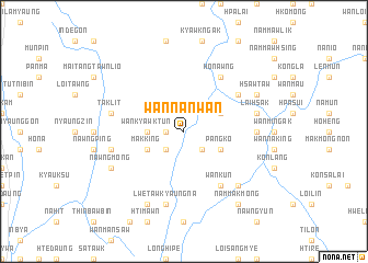 map of Wān Nan Wān