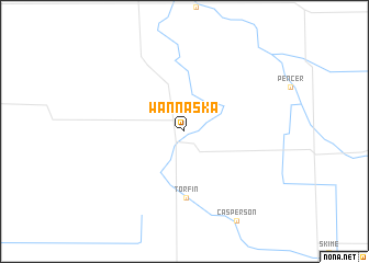 map of Wannaska