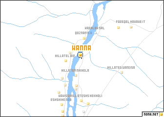 map of Wanna