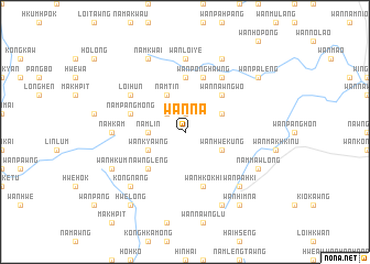 map of Wān Nā