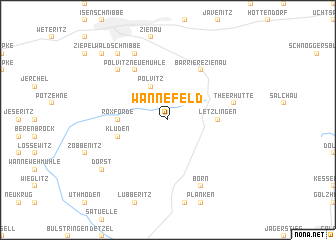 map of Wannefeld