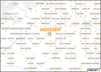 map of Wannehain