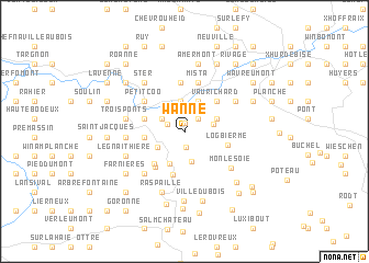 map of Wanne