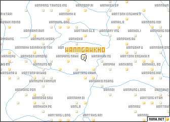 map of Wān Ngawk-ho