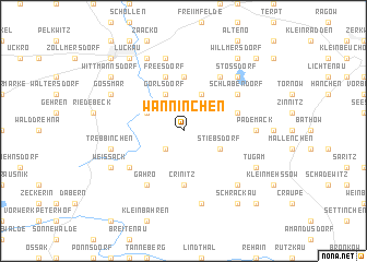 map of Wanninchen