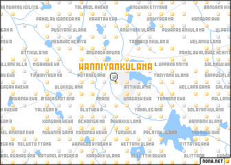 map of Wanniyankulama