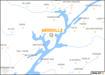 map of Wannville