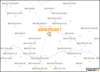 map of Wanon Niwat