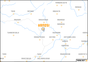 map of Wanosi