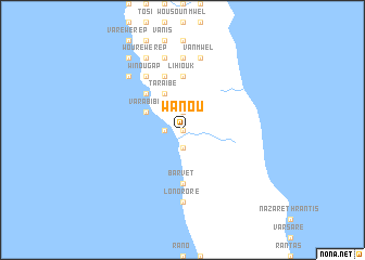 map of Wanou