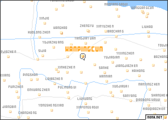 map of Wanpingcun