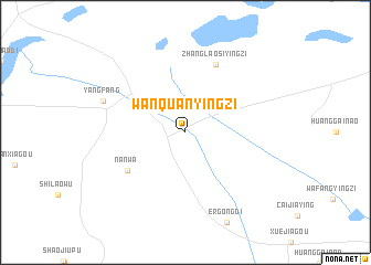 map of Wanquanyingzi