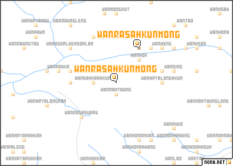 map of Wān Ra-sa-hkünmöng