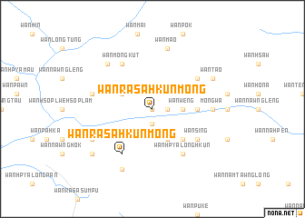 map of Wān Ra-sa-hkünmöng