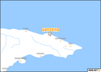 map of Wansema