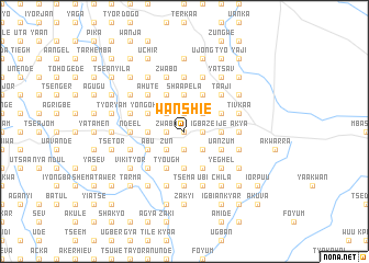 map of Wanshie