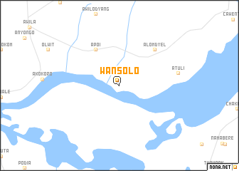 map of Wansolo