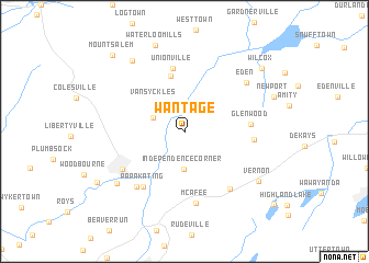 map of Wantage