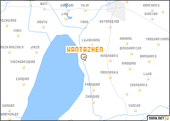 map of Wantazhen