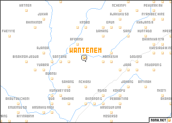 map of Wantenem