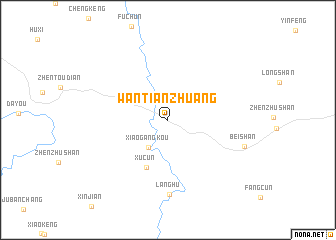 map of Wantianzhuang