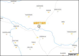 map of Wantian