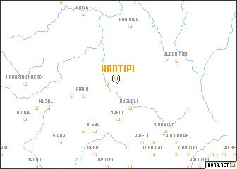 map of Wantipi