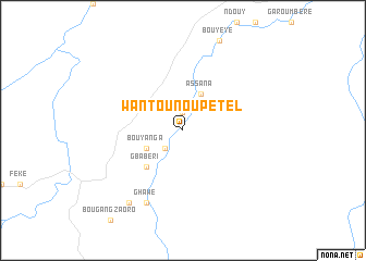 map of Wantounou-Petel