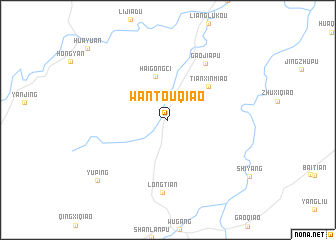 map of Wantouqiao