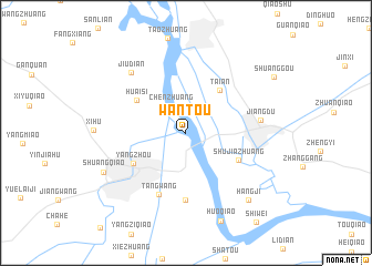 map of Wantou