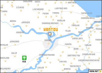 map of Wantou