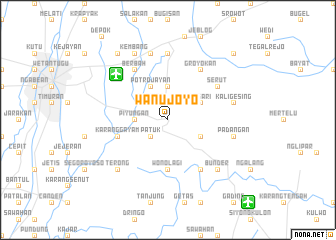map of Wanujoyo