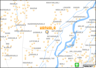 map of Wānwāla