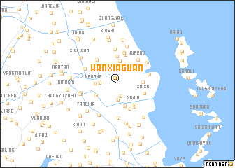 map of Wanxiaguan