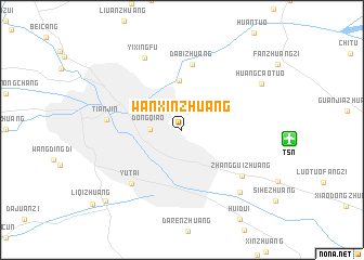 map of Wanxinzhuang