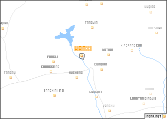map of Wanxi