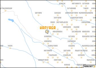 map of Wanyaga