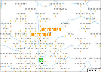 map of Wān Yangbo